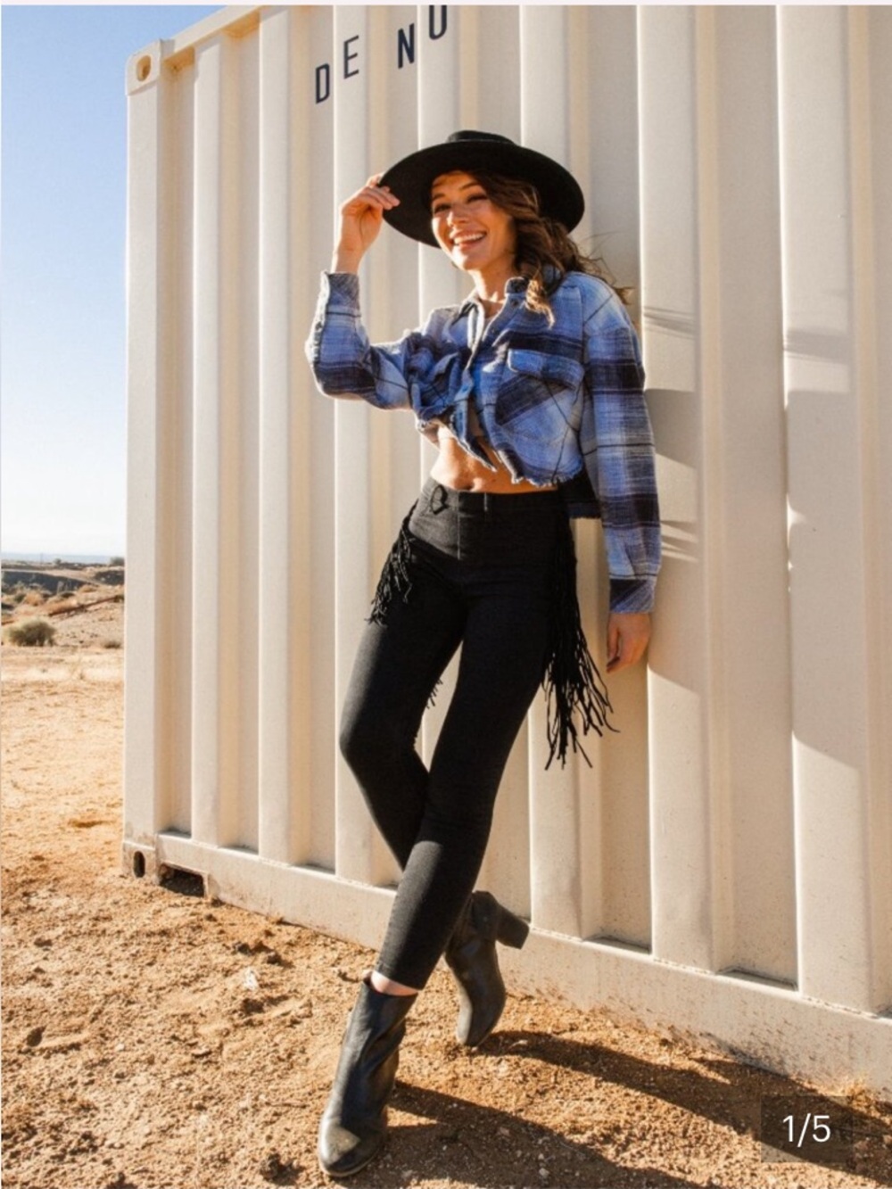Judy Blue Black Fringe Skinny Jeans